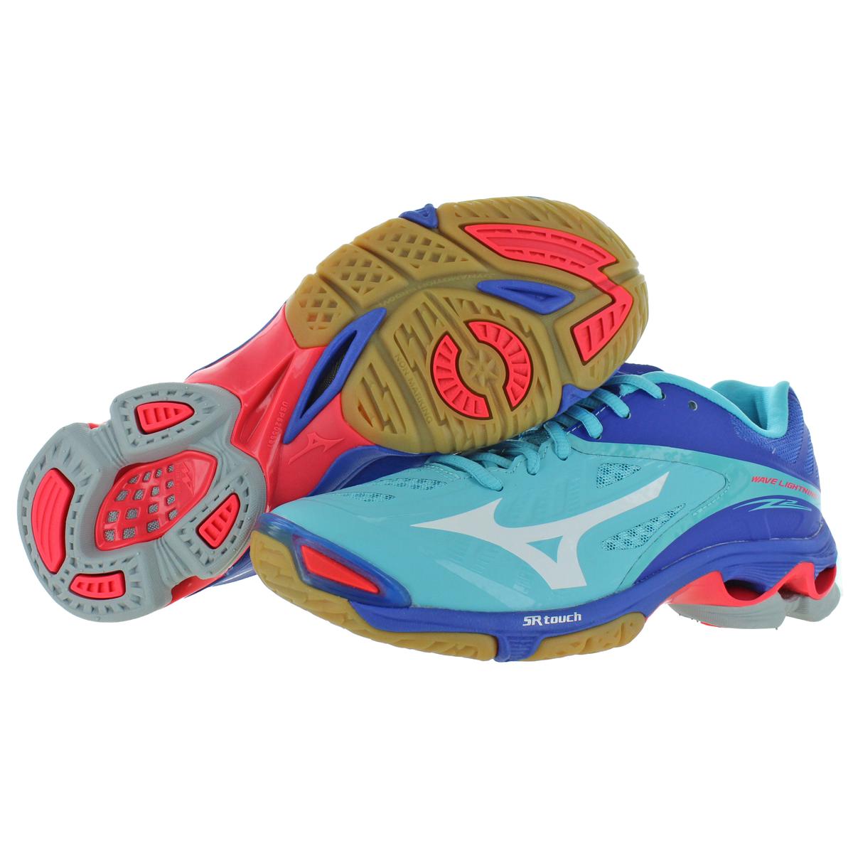 Mizuno Womens Wave Lightning Z2 Non-Marking Volleyball Shoes Sneakers ...