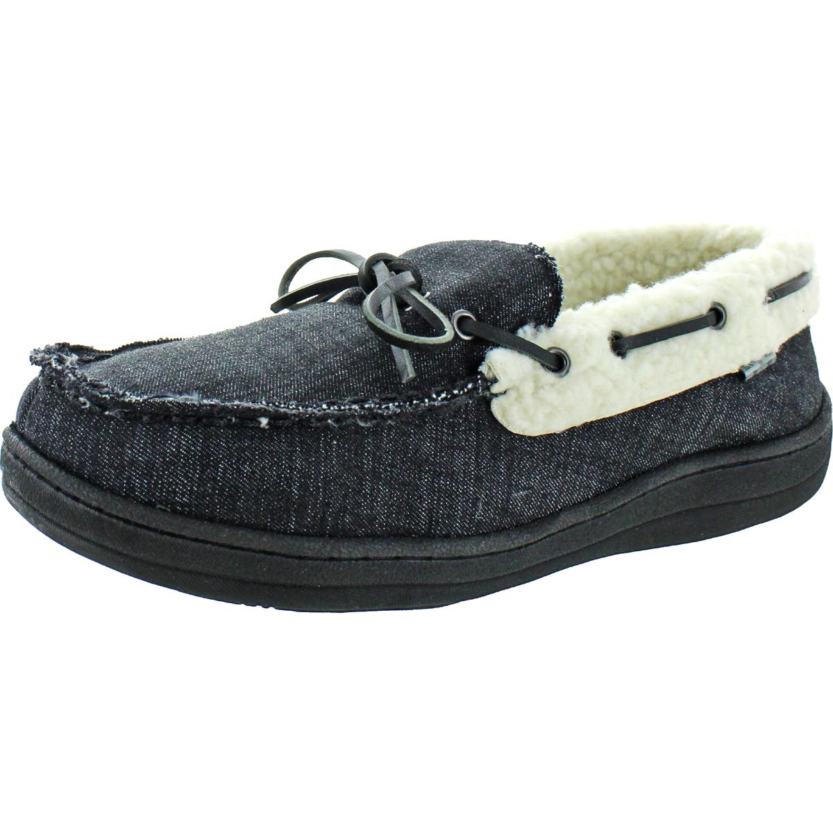 Ben Sherman Jeffery Slipper (Black Denim) Men's Shoes Ben Sherman Jeffery Slipper (Black Denim) Men's Shoes