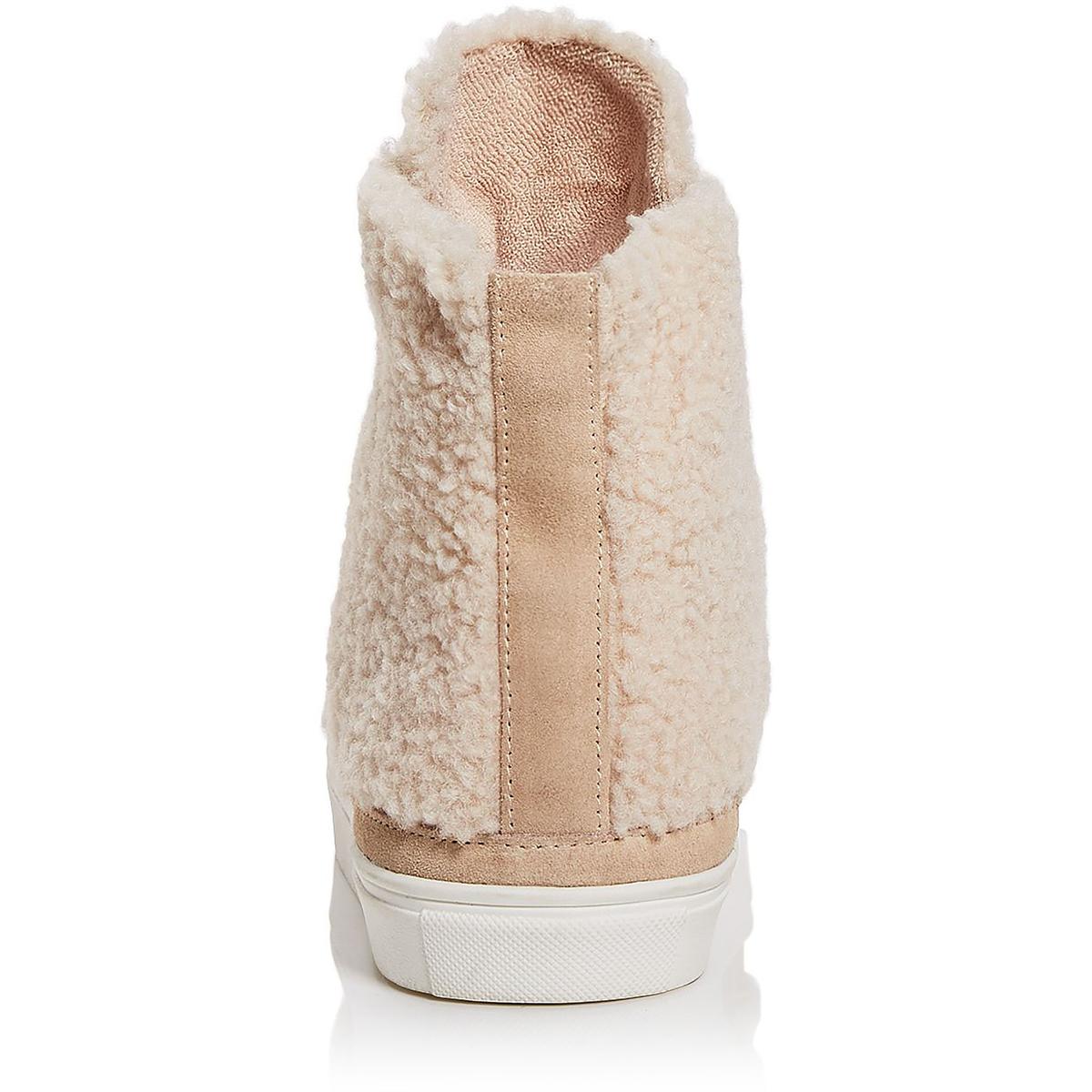 Aqua Womens Teddy Fashion Mid sole High-Top Sneakers Sneakers BHFO 4590