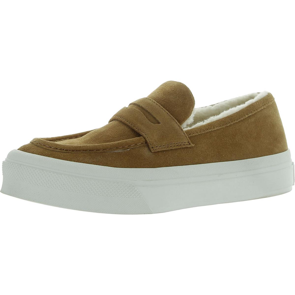 J/Шлепанцы женские замшевые мокасины на платформе с круглым носком от Giles, BHFO 7955