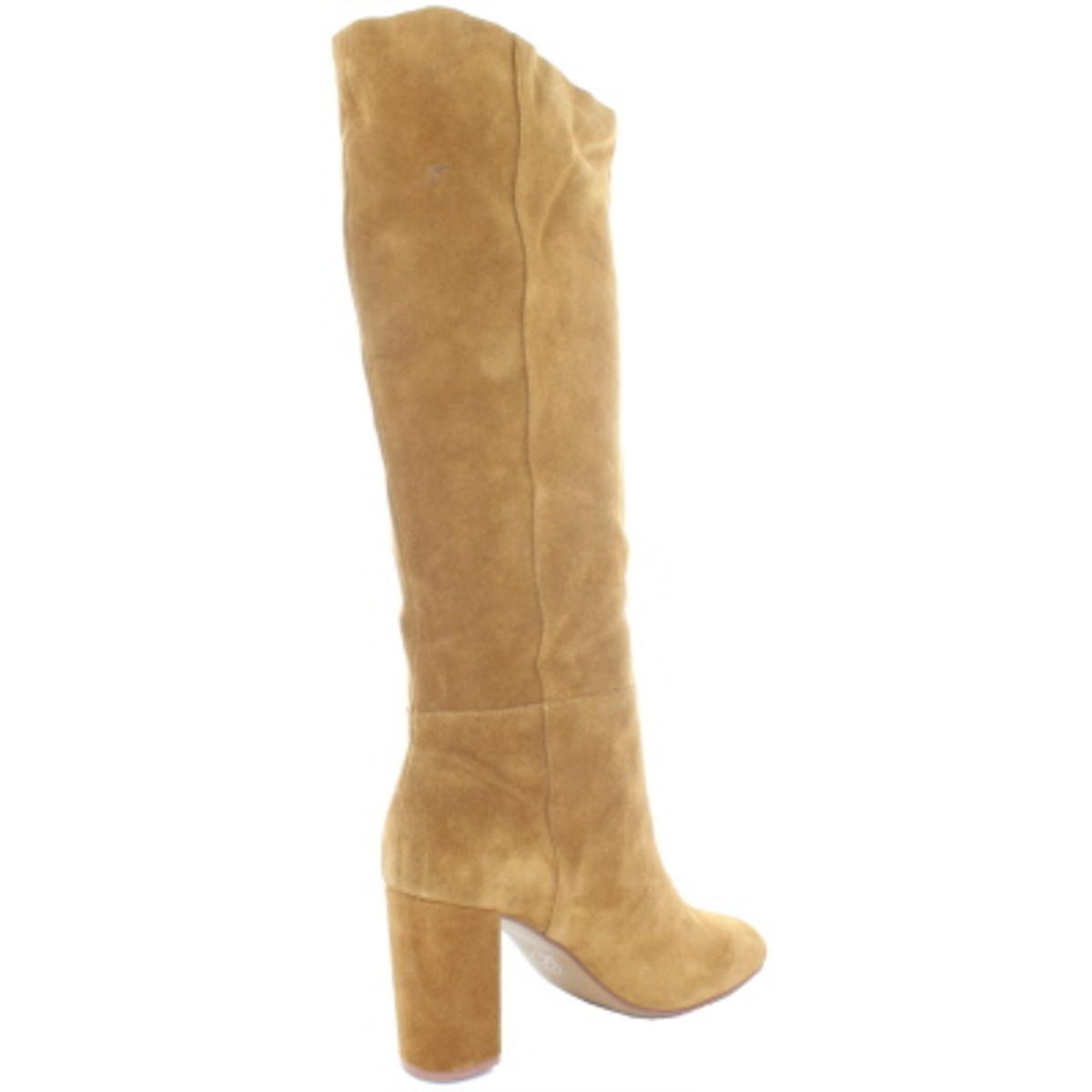 krafty ecru knee high boots