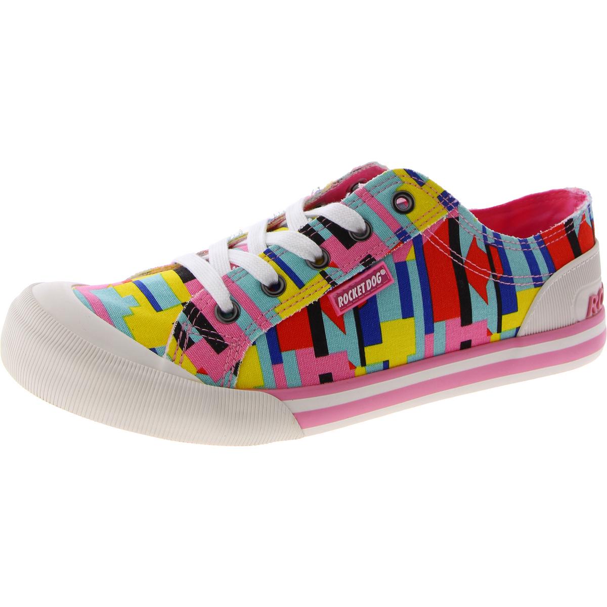 Rocket Dog Женские джазовые дышащие парусиновые модные кроссовки с низким верхом на шнуровке