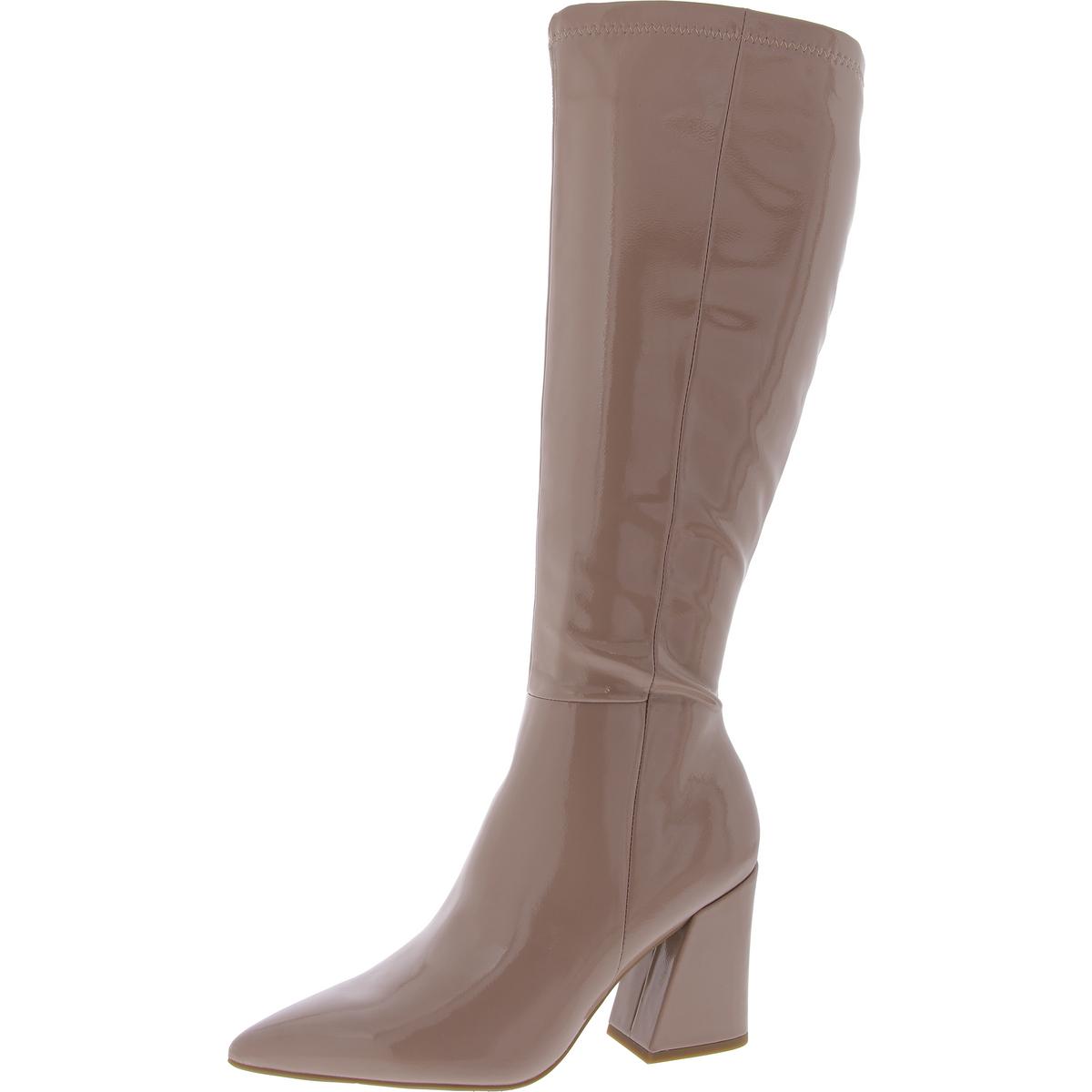Madden Girl/ женские сапоги до колена из искусственной кожи CRUZ на блочном каблуке BHFO 9133
