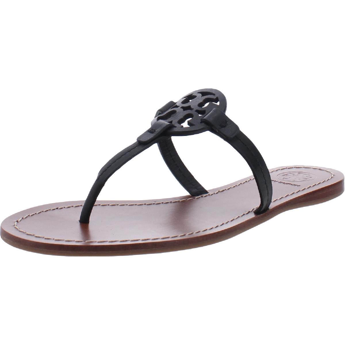 Tory Burch Womens Gabriel Vegan Leather Thong Flat Sandals Shoes BHFO 9544  | eBay
