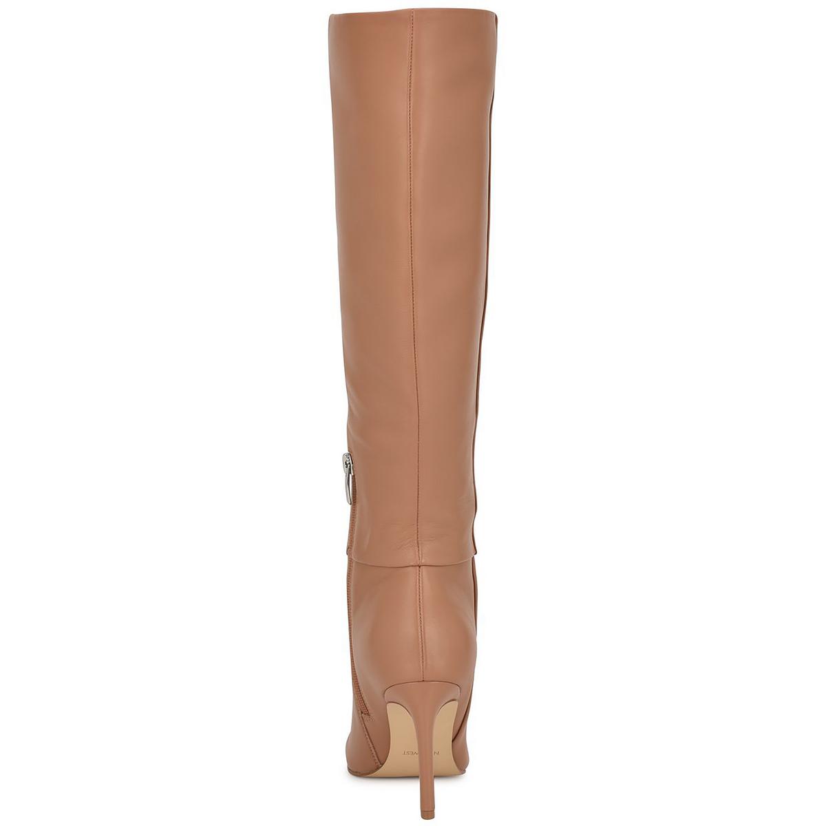 Nine West Richy elegante hohe kniehohe Damenstiefel aus Leder Schuhe BHFO 7607 - Bild 12 von 13