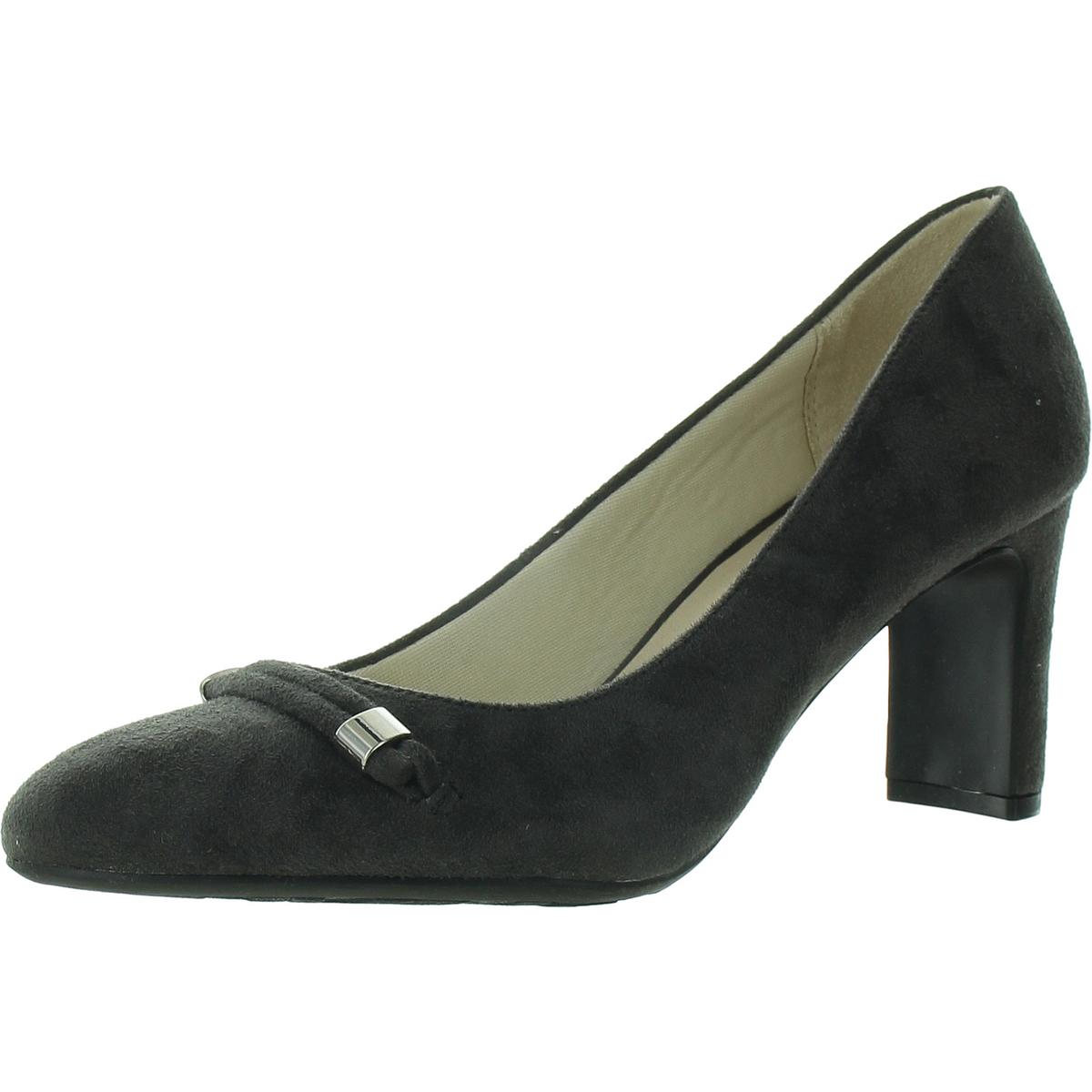 LifeStride Womens Block Heel Round Toe Slip On Pumps Shoes BHFO 2985 - Picture 4 of 6