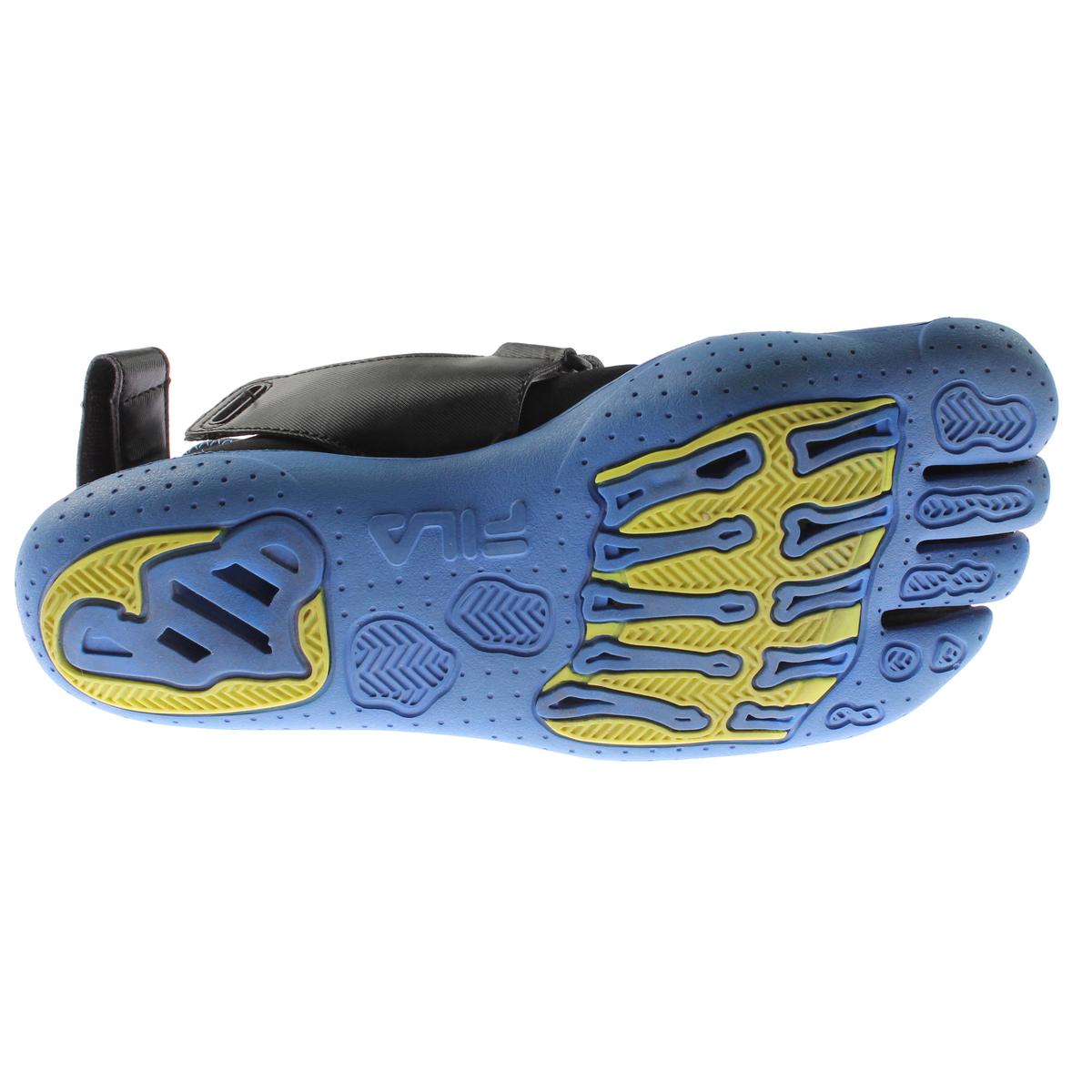 Fila Mens SkeleToes EZ Slide Drainage Blue Running Shoes