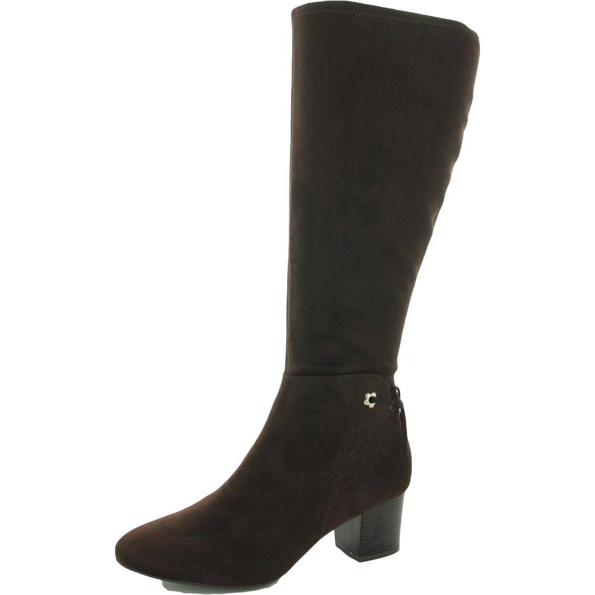 Charter Club Womens Jaccque Block Heel Almond Toe Mid-Calf Boots Shoes BHFO 2782 - Picture 7 of 12