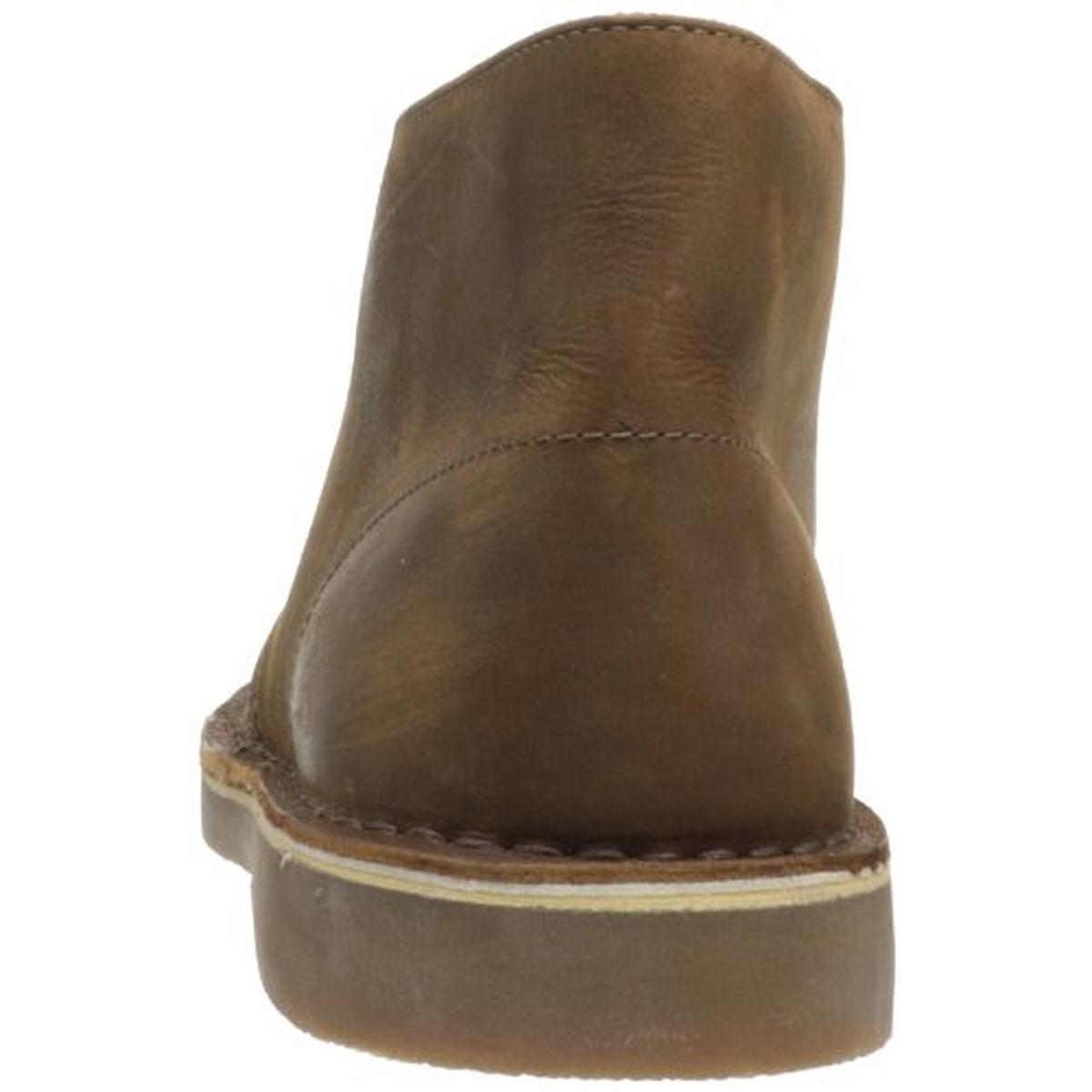 clarks men's bushacre 2 chukka boot dark brown