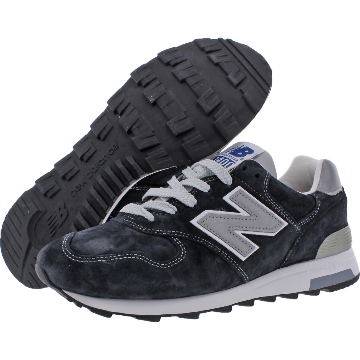 New Balance Mens 1400 Navy Suede Walking Shoes Sneakers 12 Medium (D