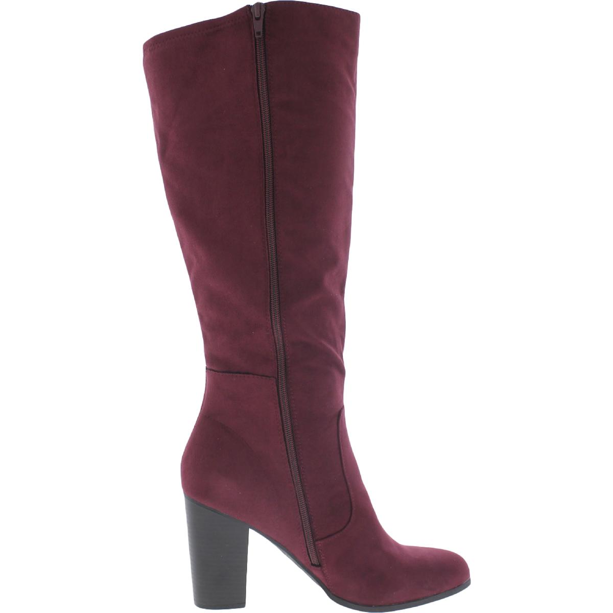 Style & Co. Womens Addyy Faux Suede Knee-High Boots Shoes BHFO