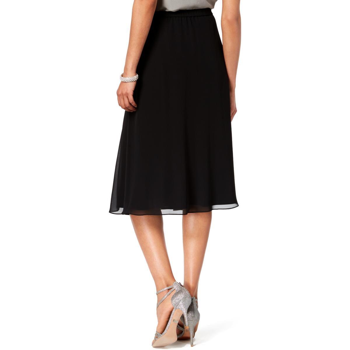 chiffon evening skirt