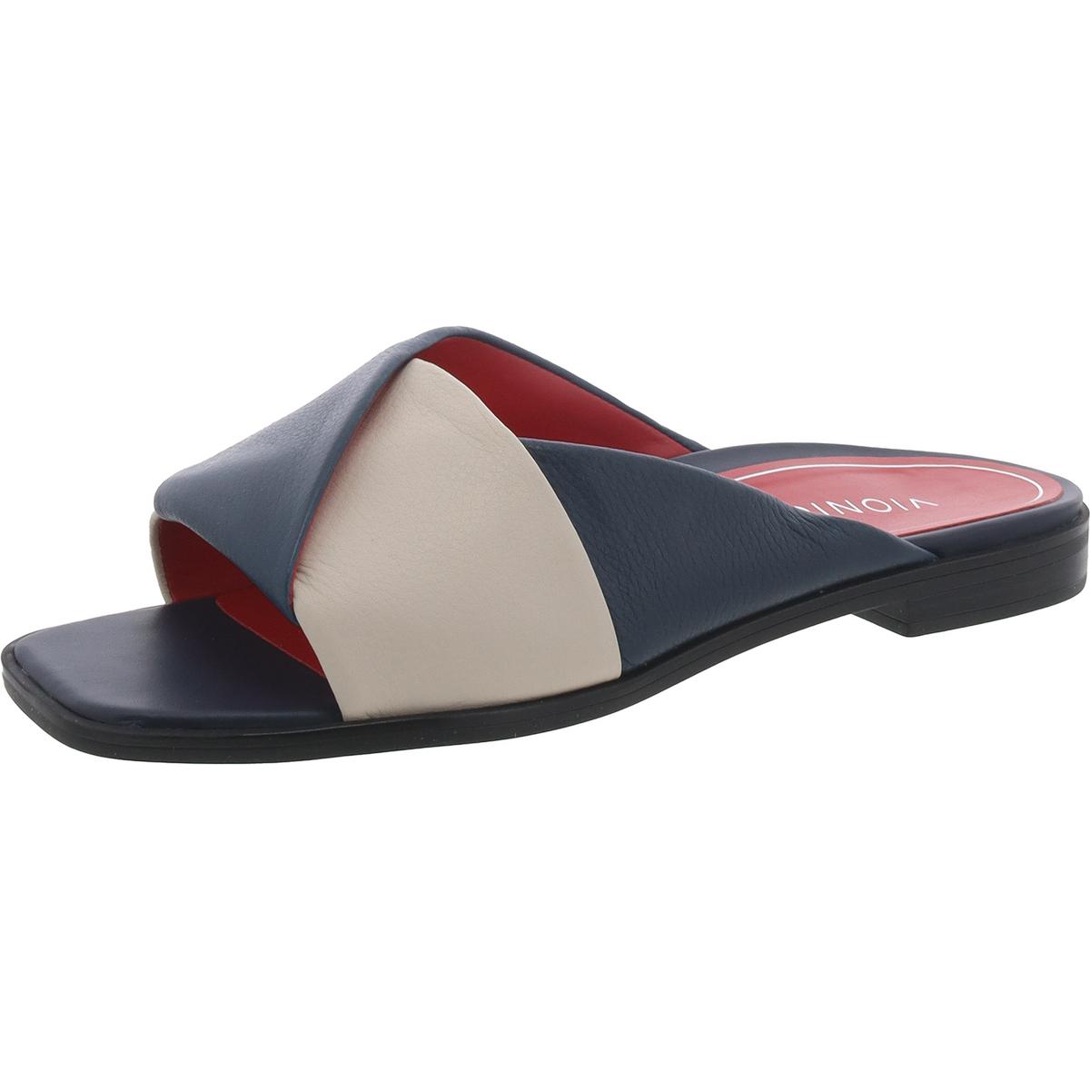 Vionic Womens Miramar Criss-Cross Peep-Toe Slip-On Slide Sandals Shoes BHFO 4056 - Picture 10 of 12
