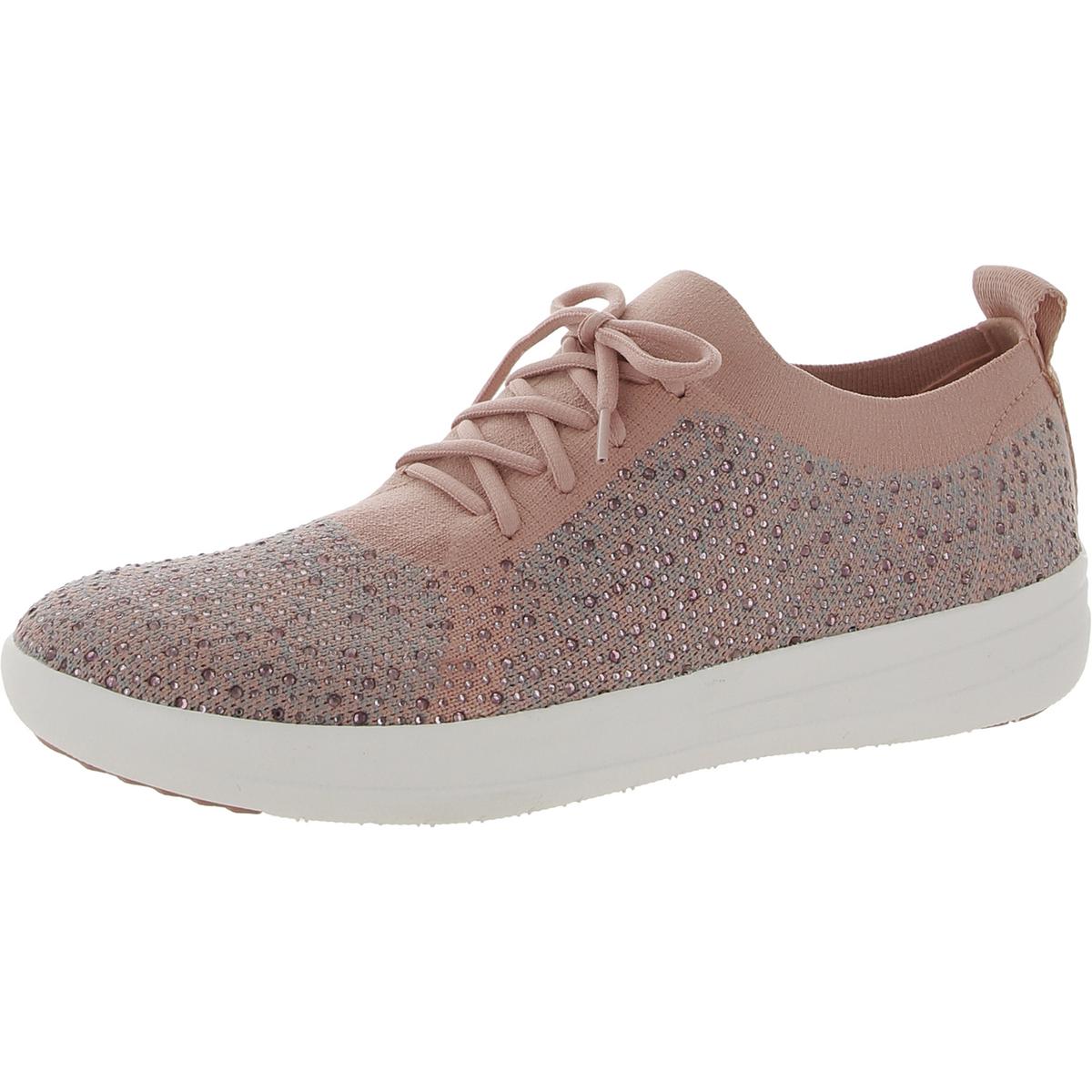 Модные кроссовки Fitflop Womens F-Sporty Uberknit, украшенные драгоценными камнями, BHFO 4445