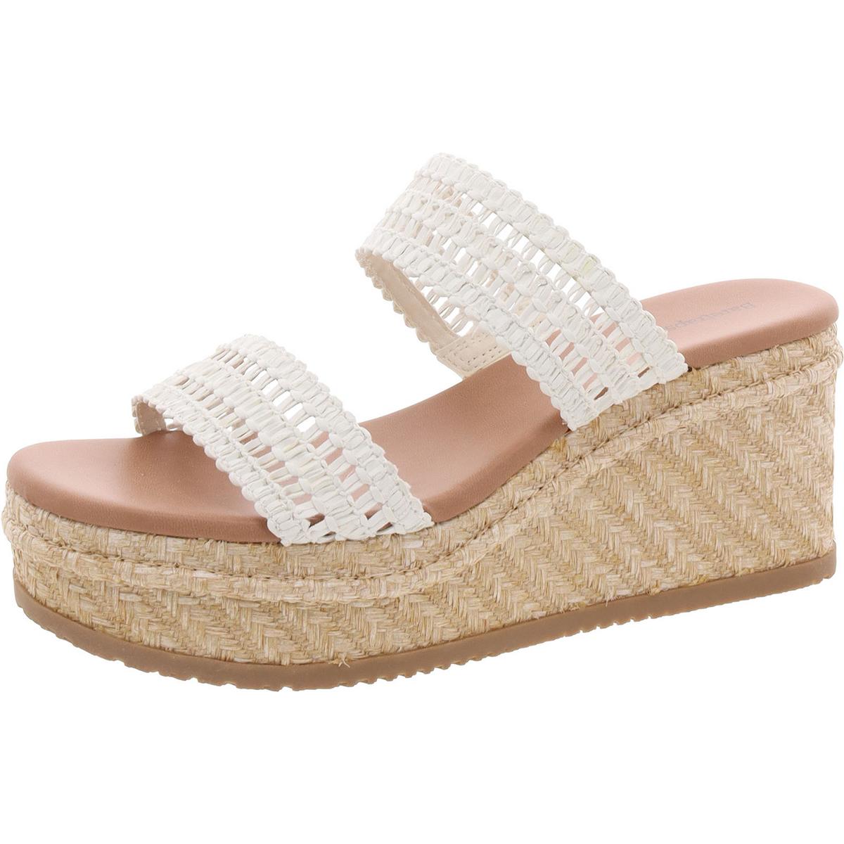 Baretraps Sophie Damenschuhe Kunstleder-Sandalen offene Zehenpartie Keilabsatz BHFO 5789 - Bild 4 von 6