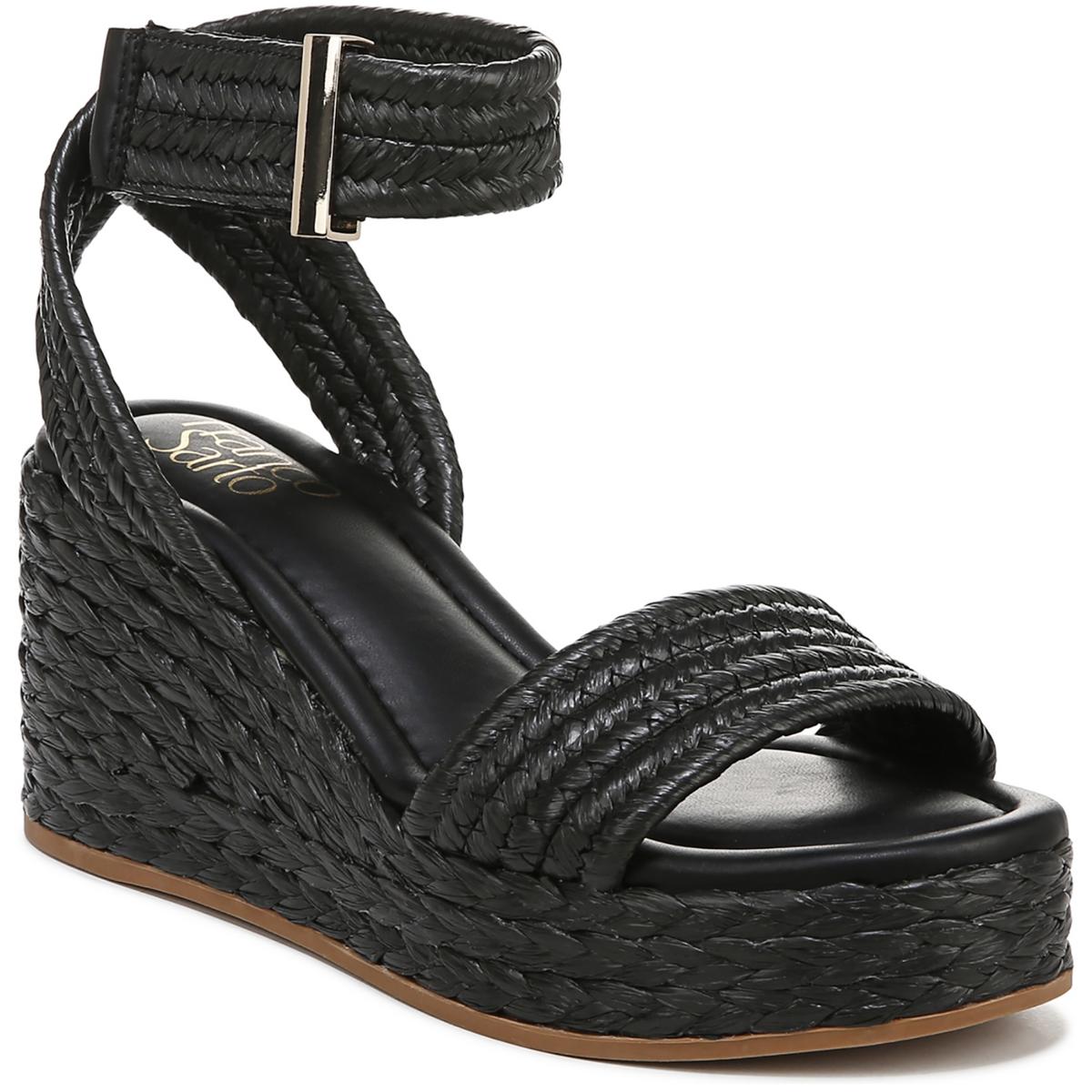 Franco Sarto Womens Pina Ankle Strap Platform Heel Wedge Sandals Shoes