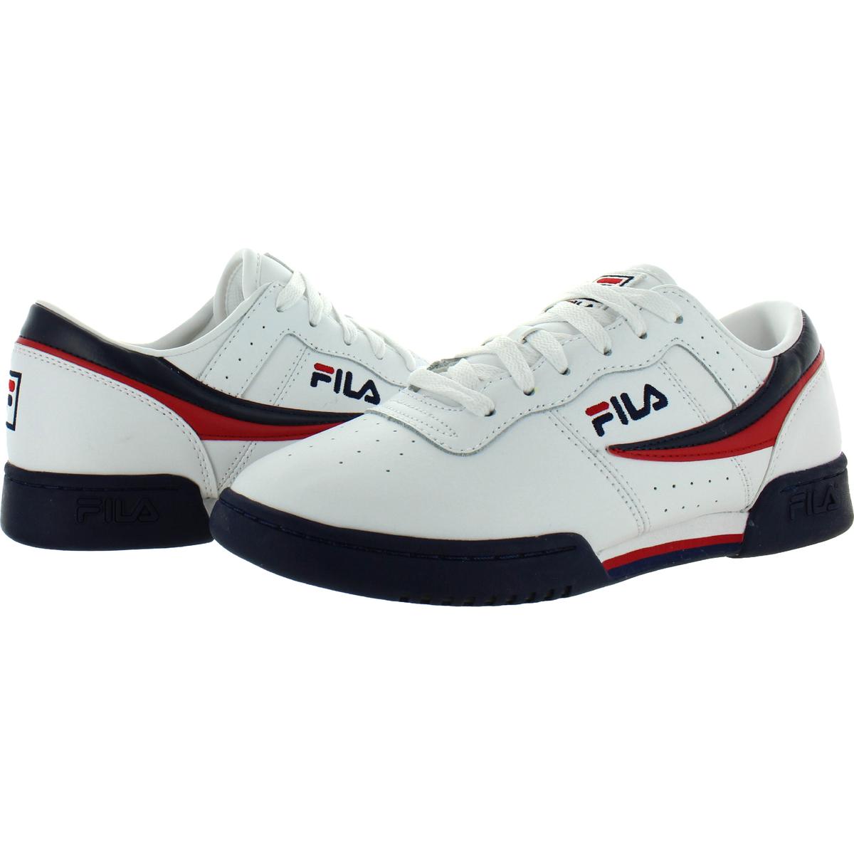 Fila Men's Original Fitness Leather EVA Low-Top Court Athletic Sneakers ...