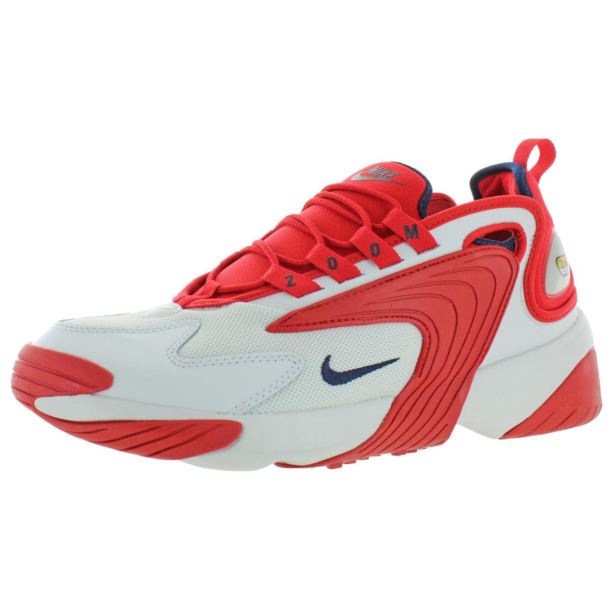 Nike Mens Zoom 2k Red Lifestyle Running Shoes Sneakers 8