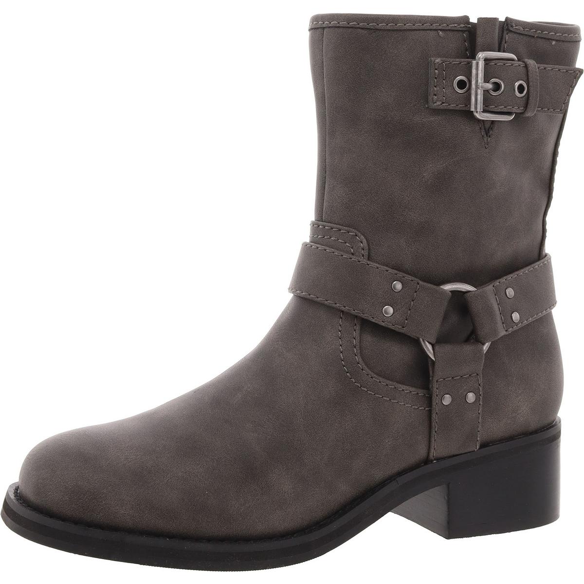 Открыть Редактировать Женские мотоциклетные ботинки для верховой езды с поясом из искусственной кожи Обувь BHFO 1443