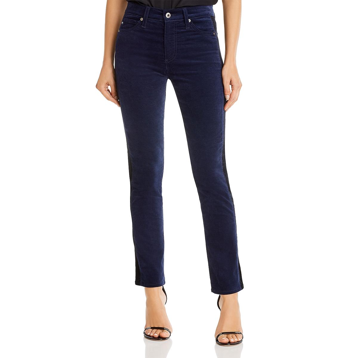 Blue Velvet Straight Leg Jeans 