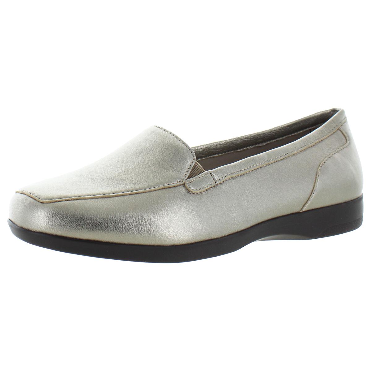 Easy Spirit Womens Devitt Bronze Leather Loafers Shoes 9 Wide (C,D,W) BHFO 4351 eBay