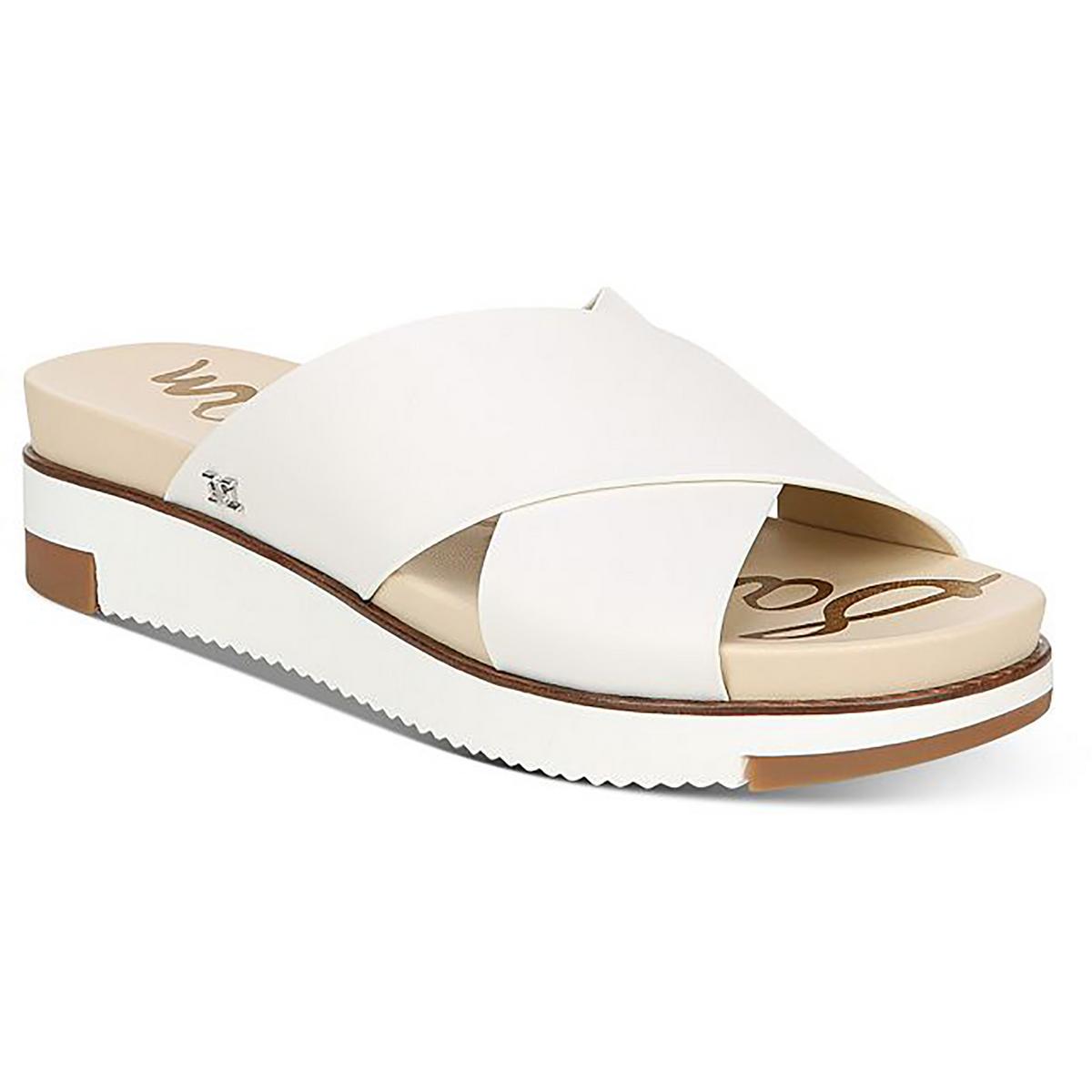 Sam Edelman Womens Audrea Solid Slip On Wedge Slide Sandals Shoes BHFO 8275 - Bild 7 von 9