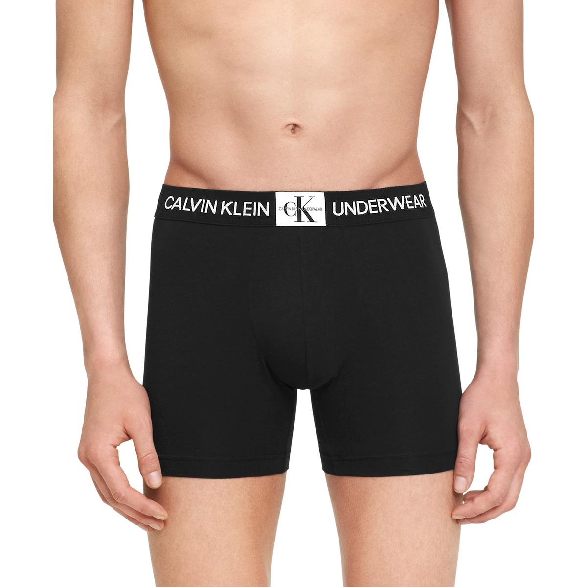 Calvin Klein Mens Black Pouch Signature Underwear Boxer Briefs XL BHFO 4155 eBay