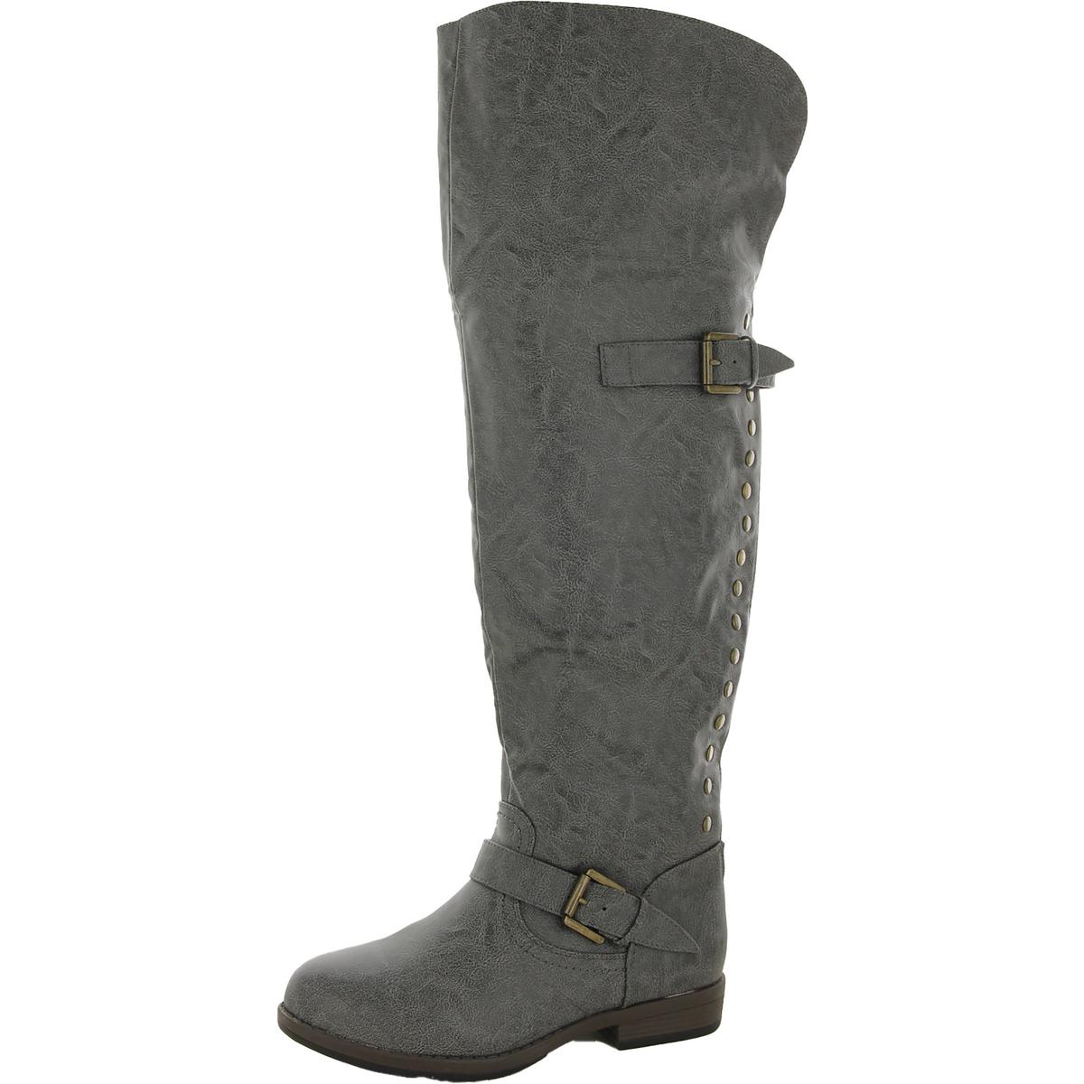 Journee Collection Womens Kane Wide Calf Knee-High Boots Shoes BHFO 1365 - Picture 7 of 9