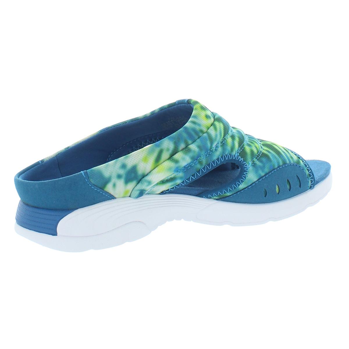Easy Spirit Womens Traciee 2 Blue Slide Sandals Shoes 7.5 Medium (B,M ...