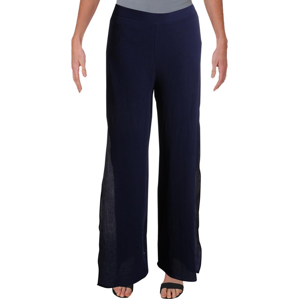 navy pull on trousers womens