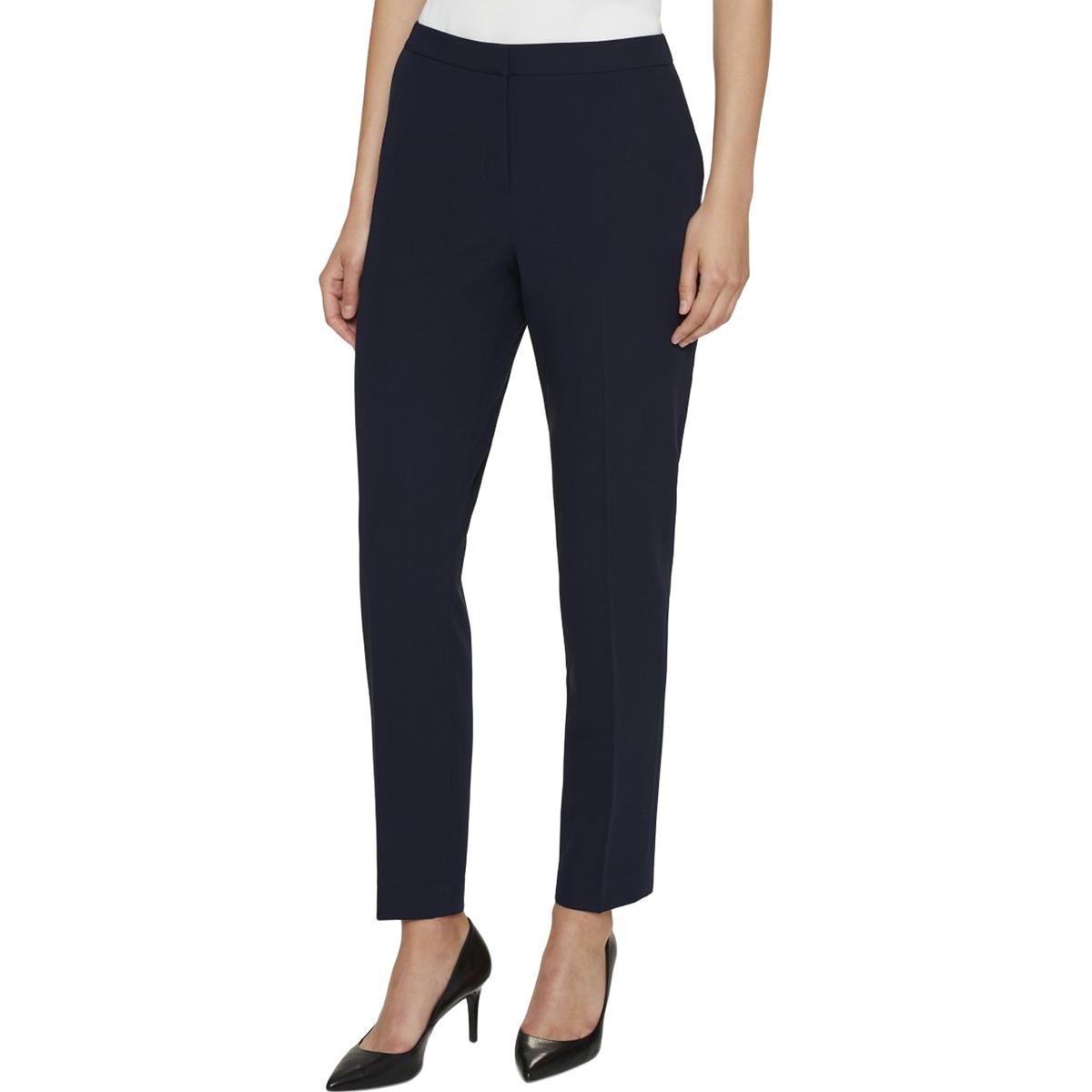 Tommy Hilfiger Womens Fairfield Navy Suit Separate Ankle Pants 14 BHFO ...