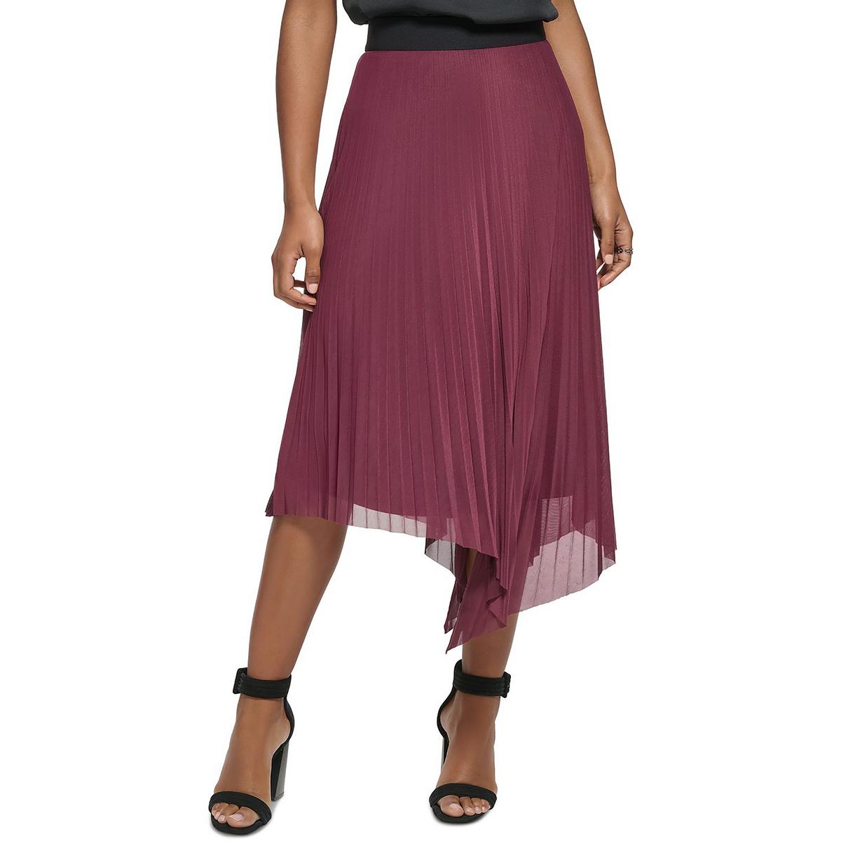 Pleated midi 2025 skirt calvin klein