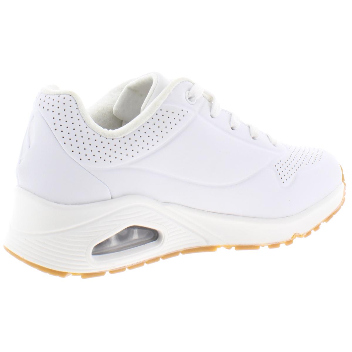 Skechers Womens Uno-Stand On Air White Fashion Sneakers 6.5 Medium (B,M) 3796 | eBay