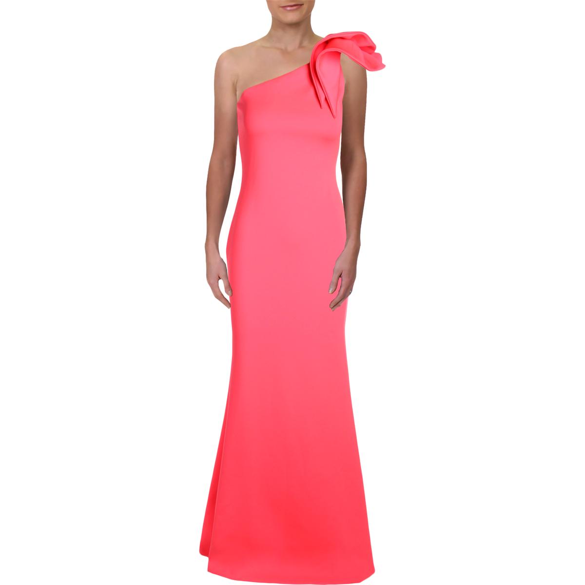 betsy and adam one shoulder gown