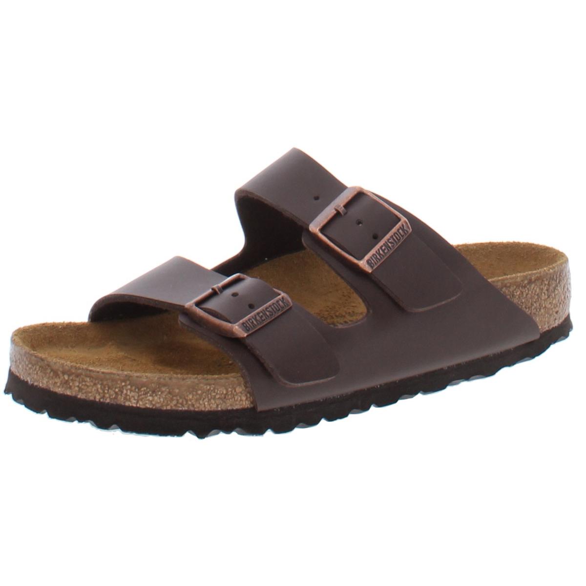 Birkenstock Womens Arizona Brown Adjustable Footbed Sandals Shoes 36 ...