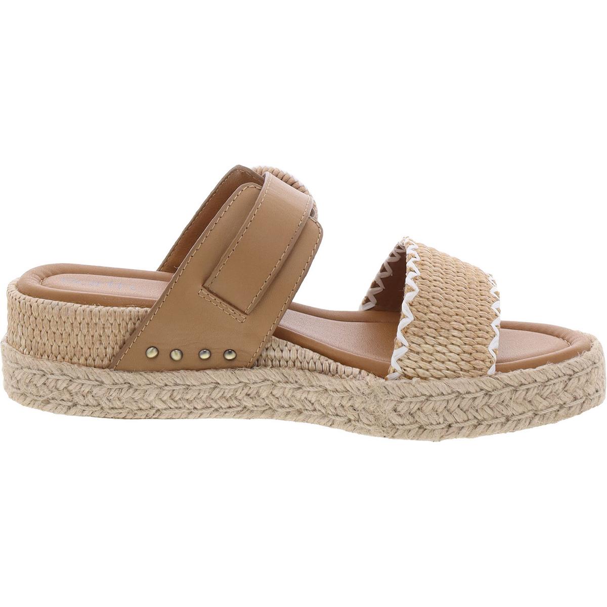 Earth Womens Colla Leather Wedge Platform Slide Sandals Shoes BHFO 3934 - Bild 9 von 9