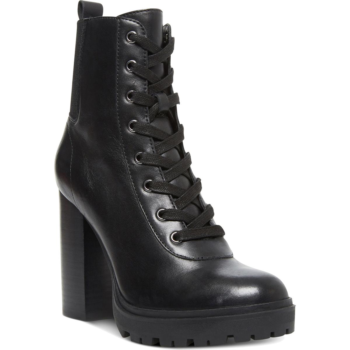 steve madden platform black boots