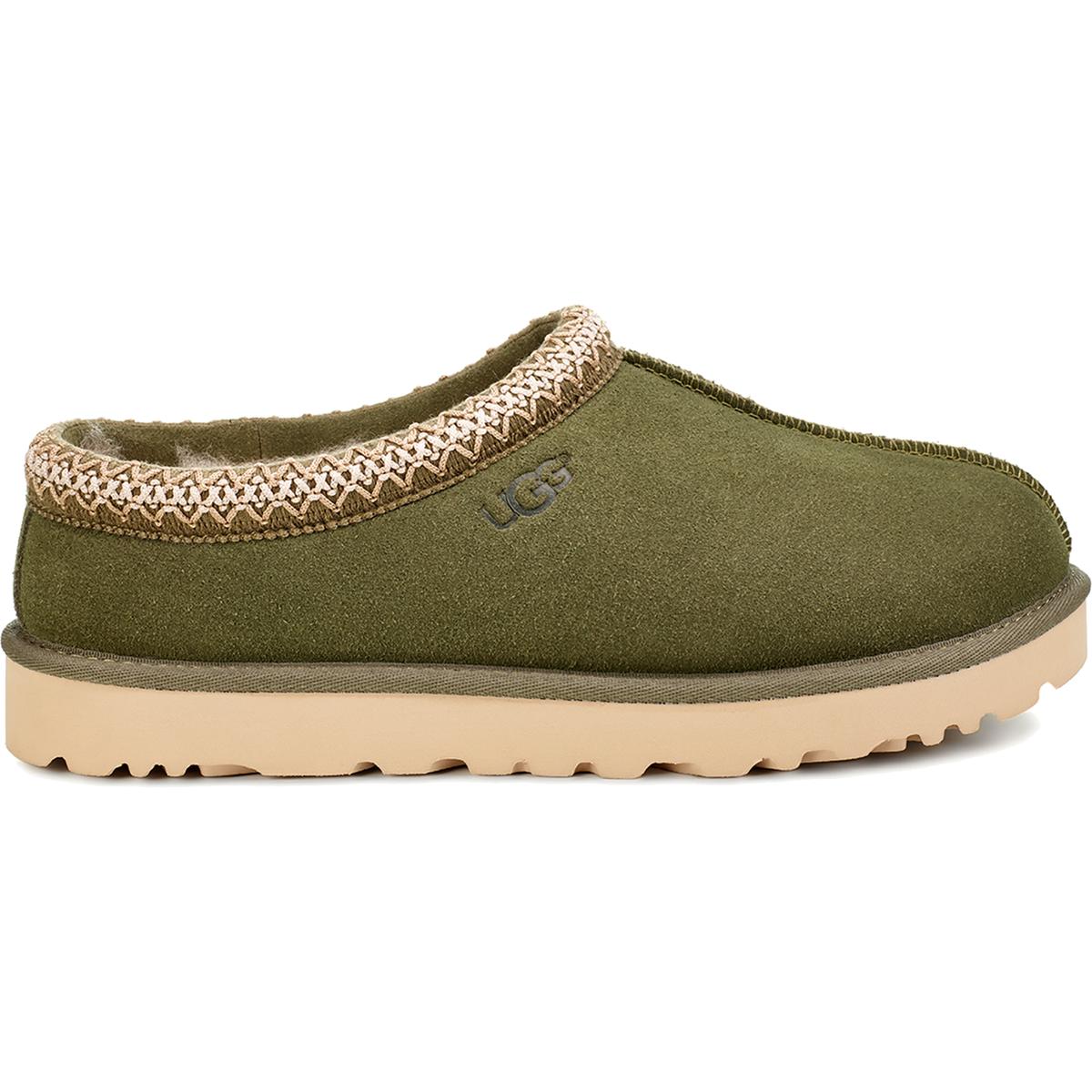 Ugg Mens Tasman Green Suede Sheepskin Slippers Shoes 10 Medium (D) BHFO ...