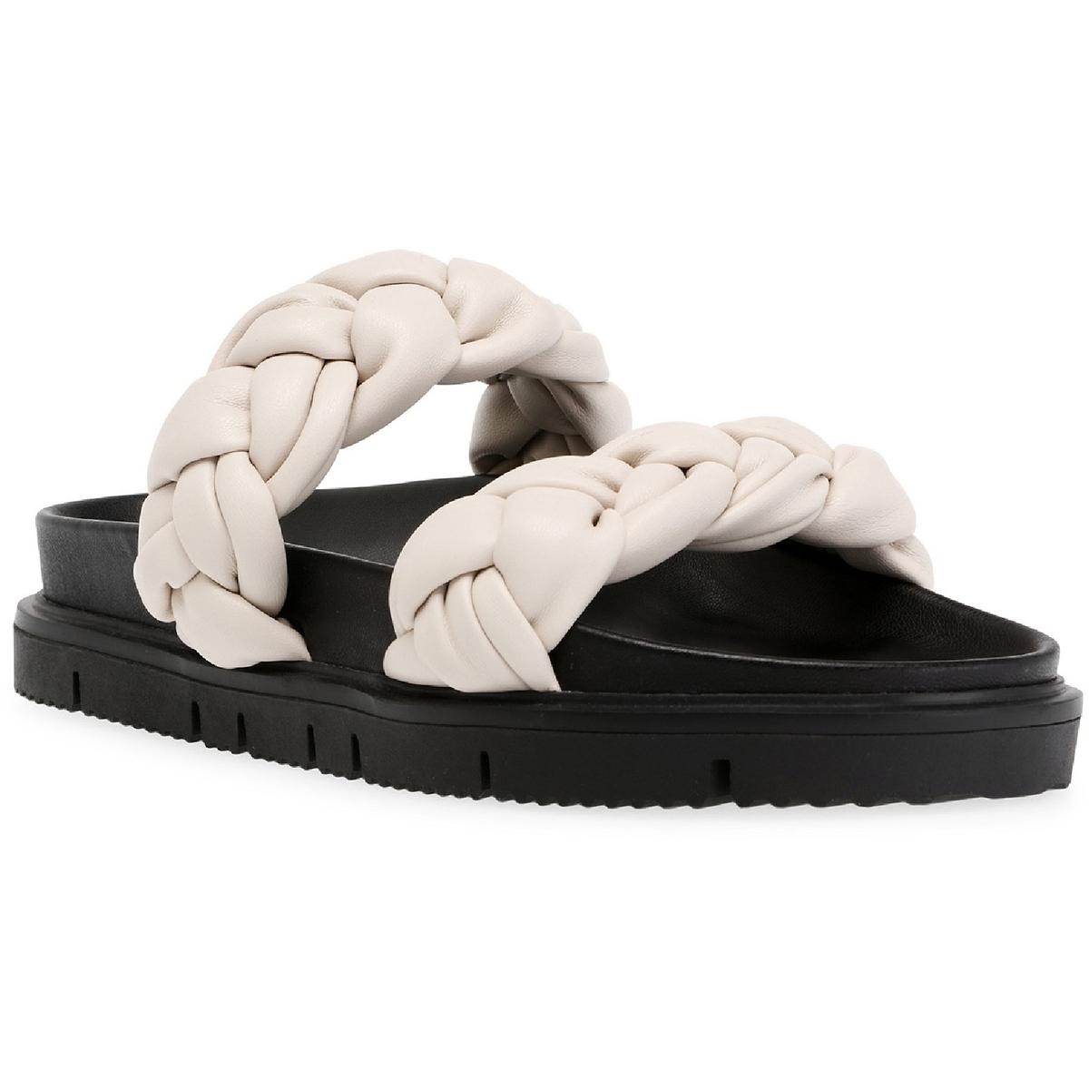 Steve Madden Womens Choice Woven Faux Leather Flatform Sandals Shoes BHFO  0831 | eBay