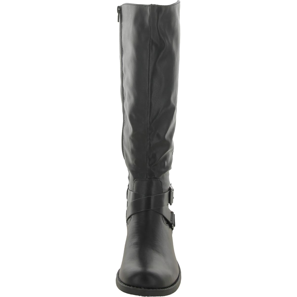 Womens wide cheap motorcycle boots