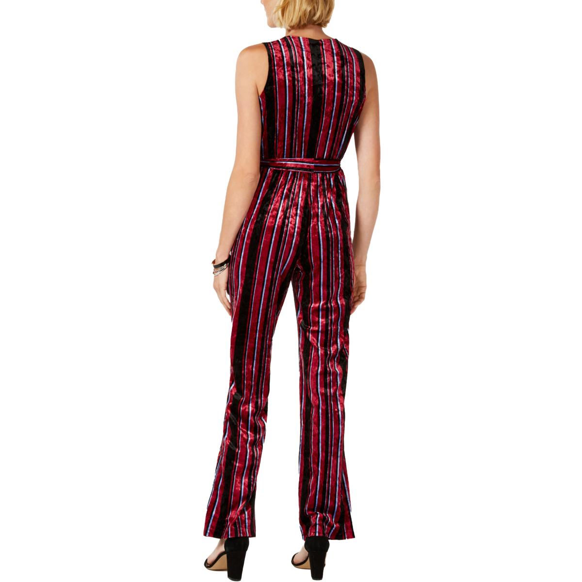 red velvet jumpsuit