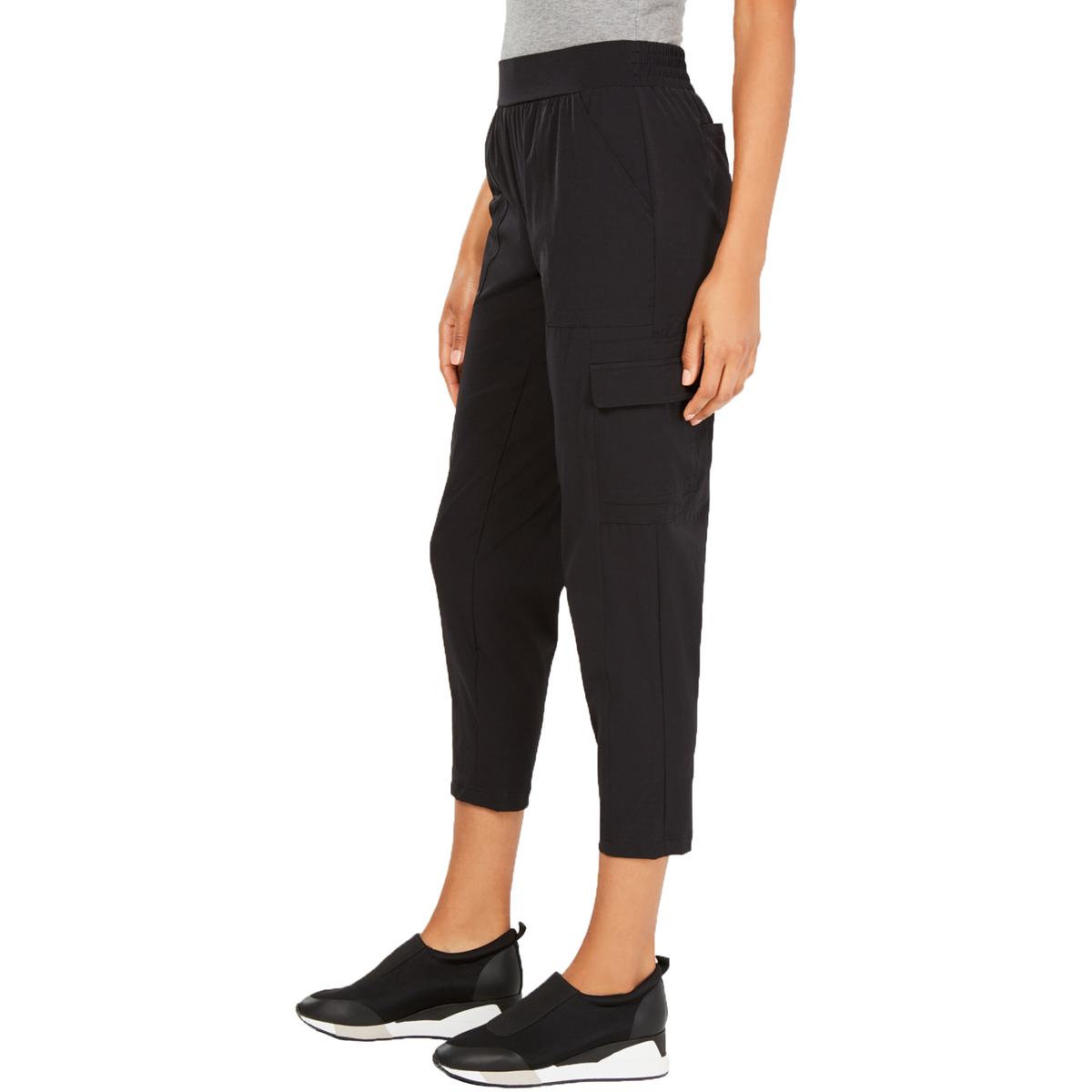 Ideology Womens Black Fitness Running Workout Pants Athletic XL BHFO ...