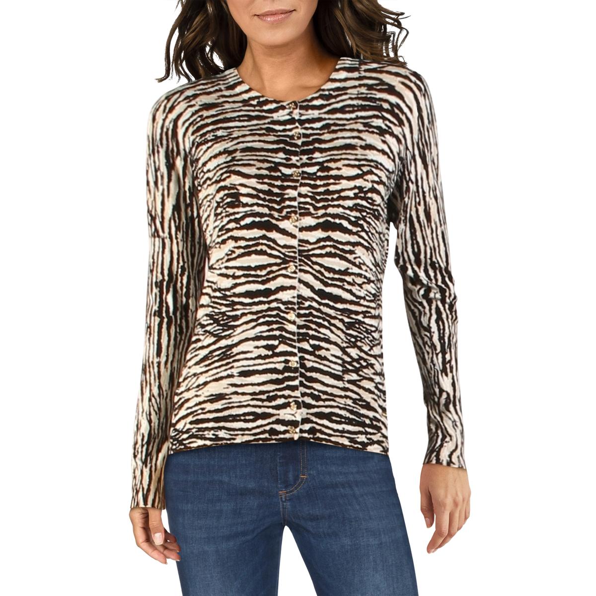 calvin klein leopard print sweater