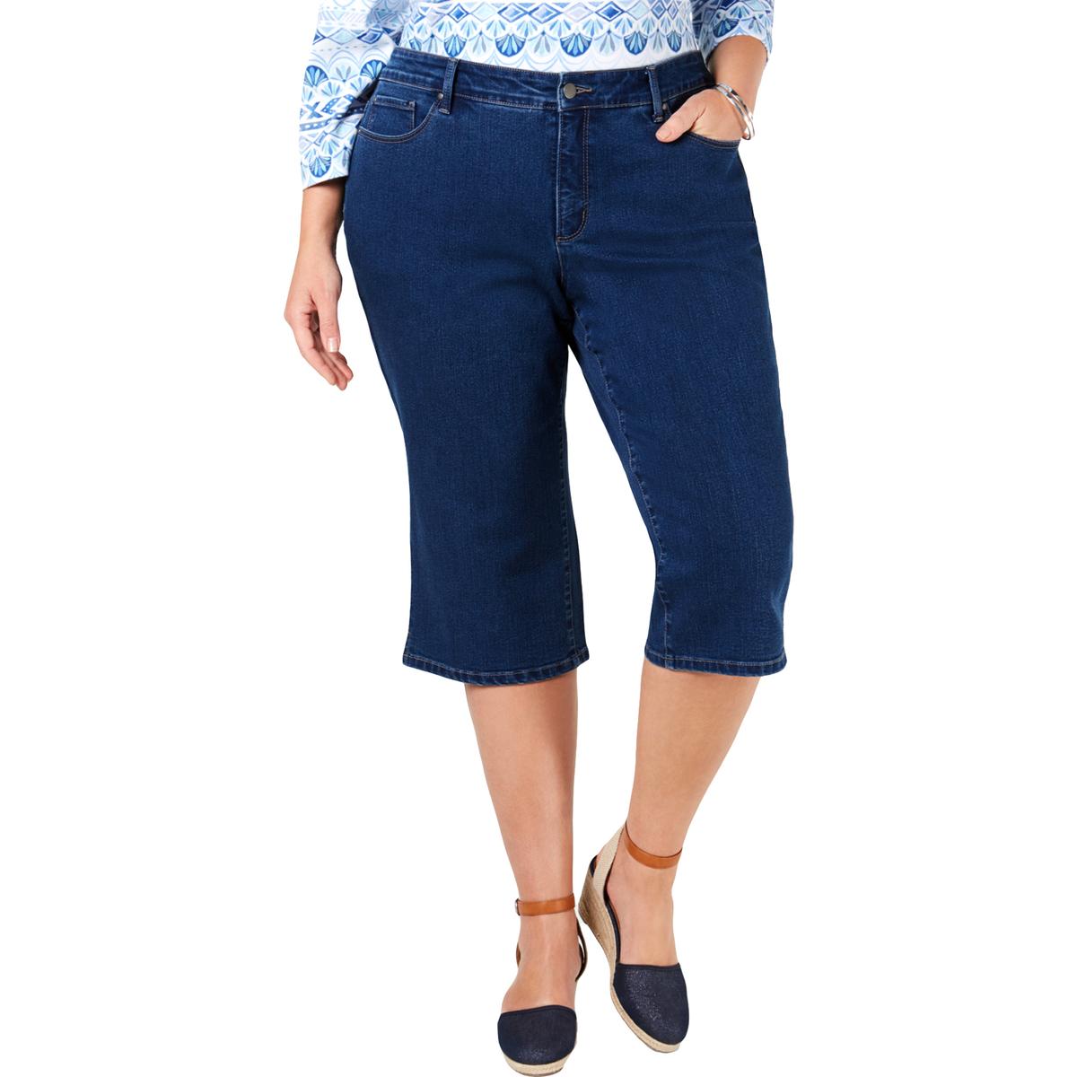 plus capri jeans