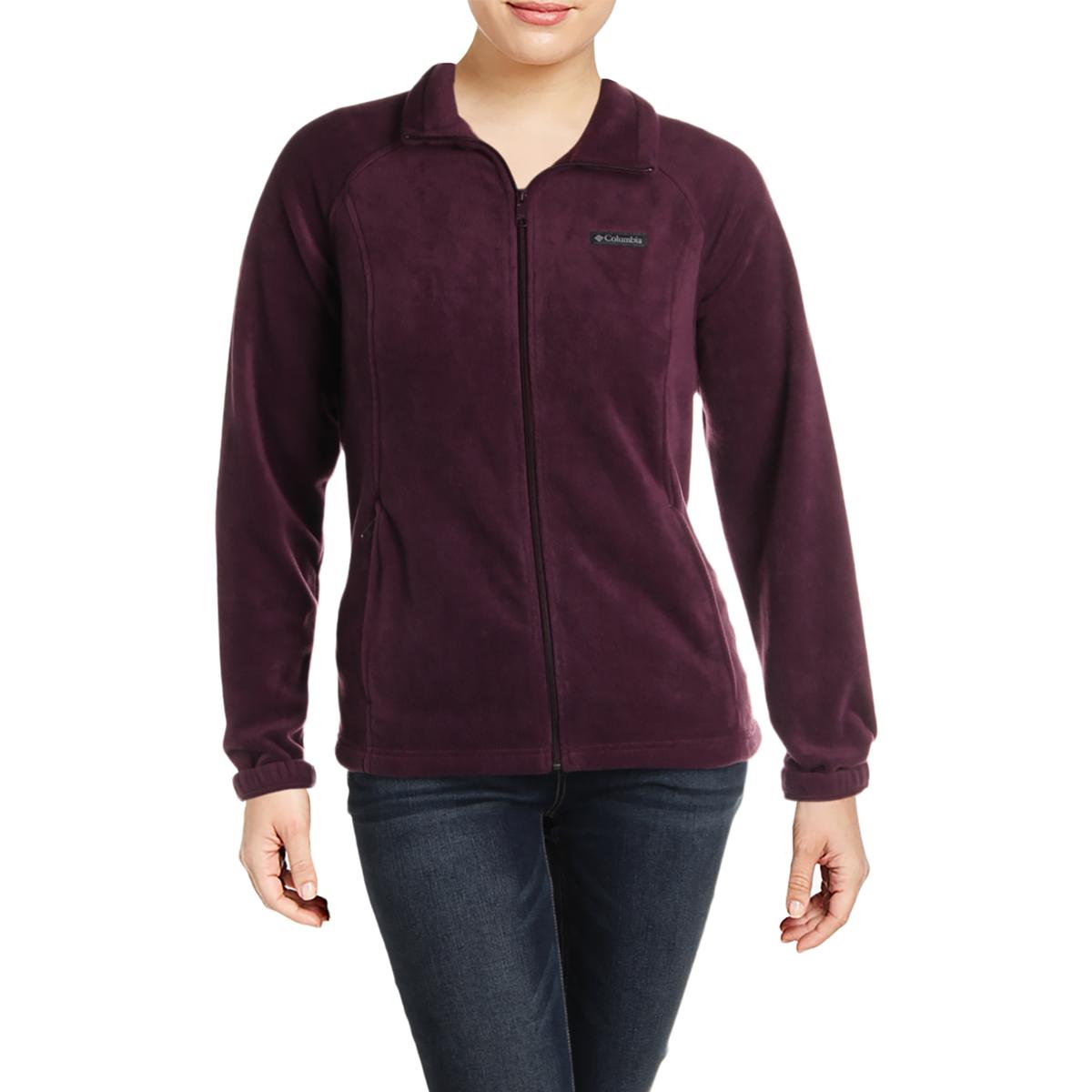 Columbia Womens Purple Warm Fall Casual Fleece Jacket Outerwear XS BHFO