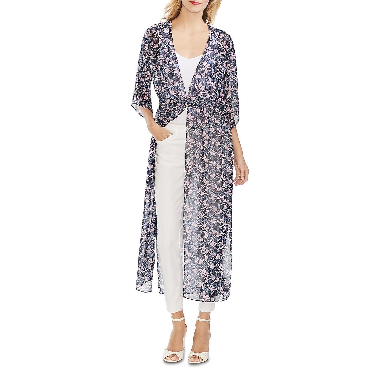 chiffon duster cardigan
