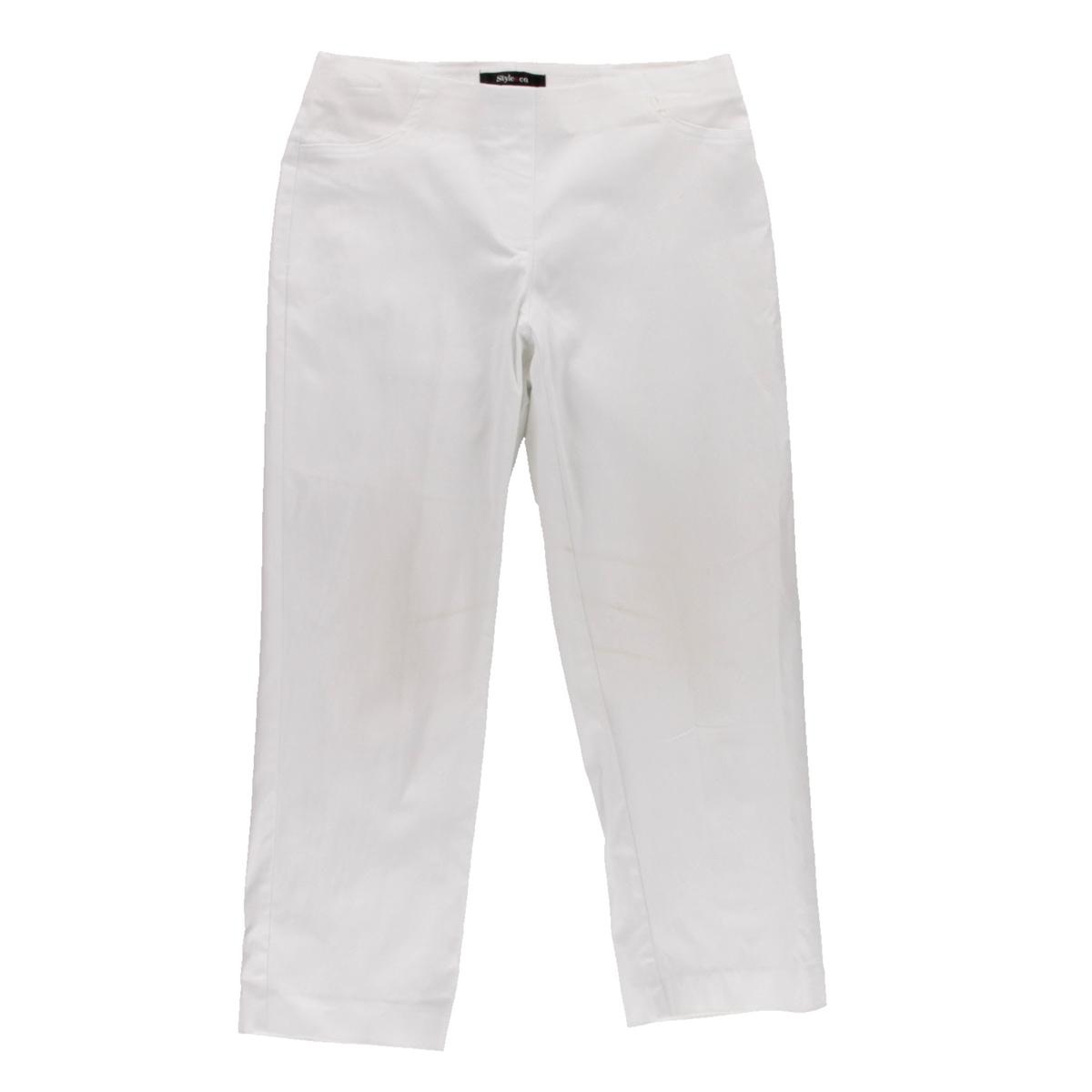 Style & Co. Womens White Comfort Waist Mid-Rise Casual Capri Pants XS ...