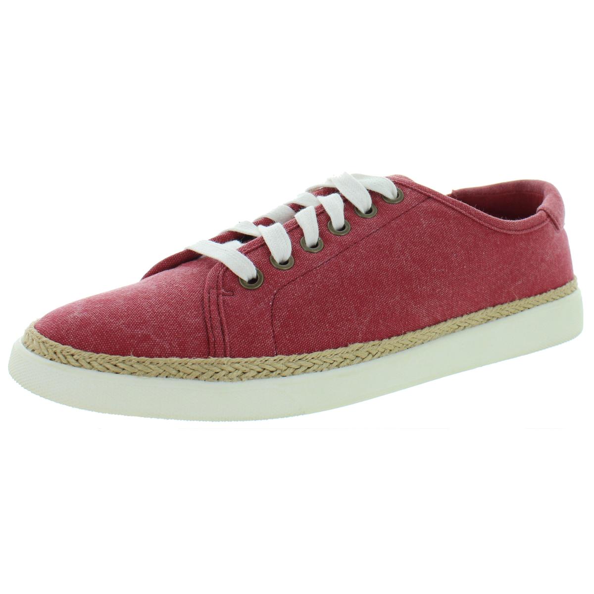 Vionic Womens Hattie Red Canvas Walking Shoes Sneakers 8 Medium (B,M ...