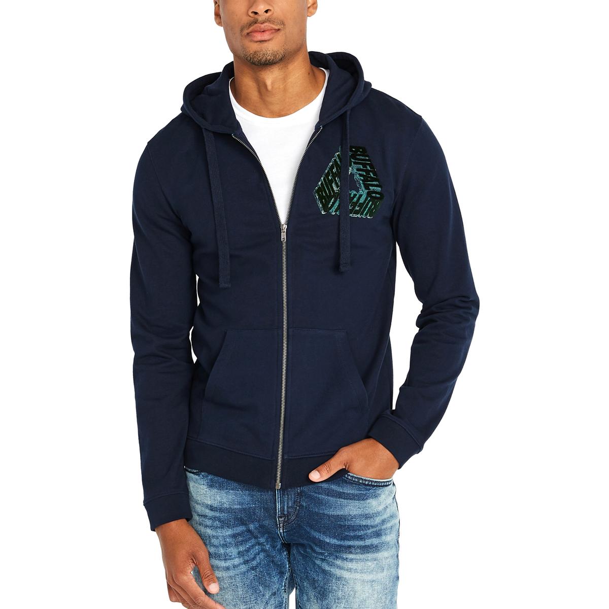 Buffalo David Bitton Mens Fugreen Navy Comfy Hoodie Loungewear XXL BHFO ...