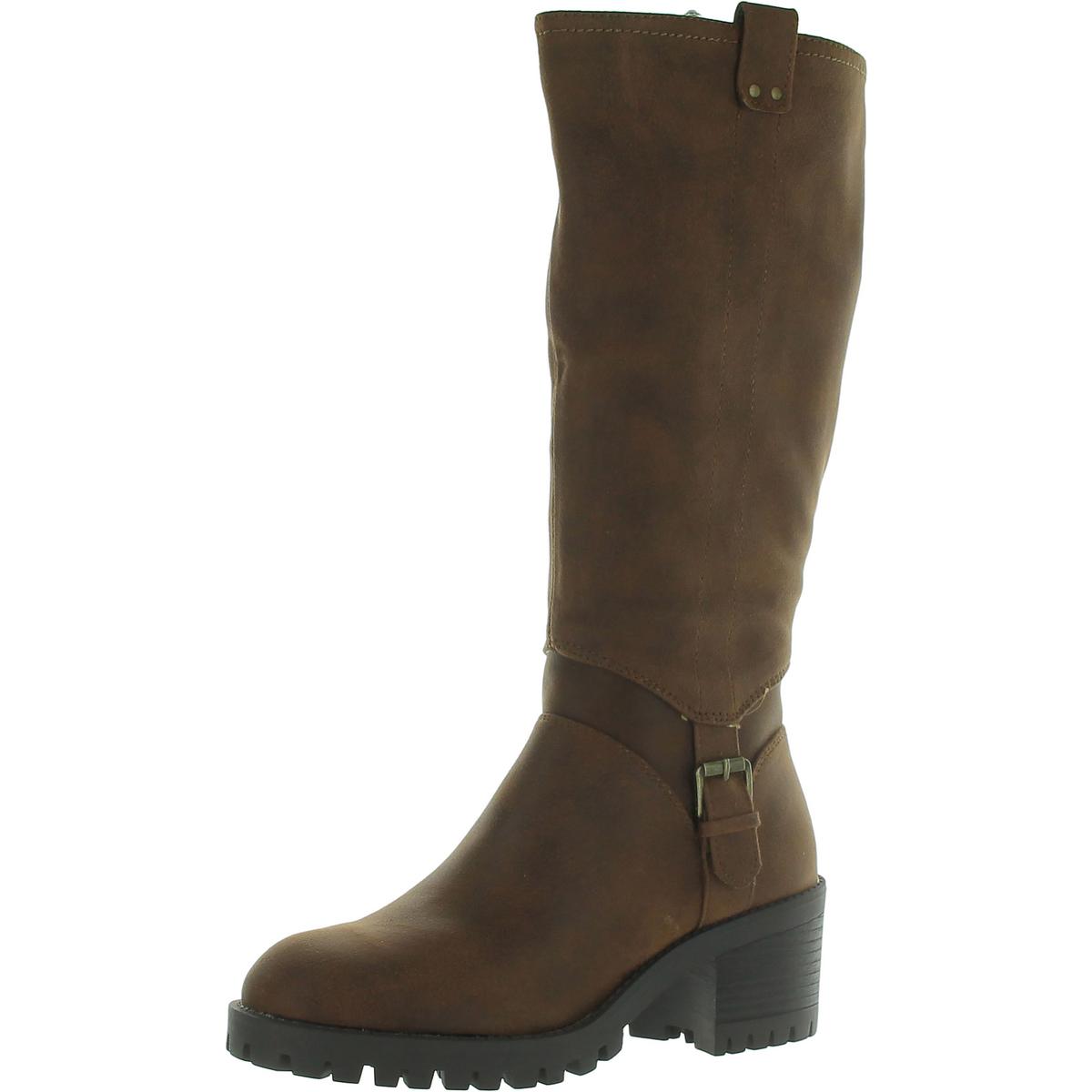 Bella Vita Womens Faux Leather Zipper Buckle Knee-High Boots Boots BHFO 9765 - Picture 7 of 8